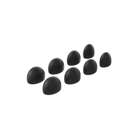 Loop Dream™ Foam-Silicone Ear Tips, Black (Mixed Sizes)