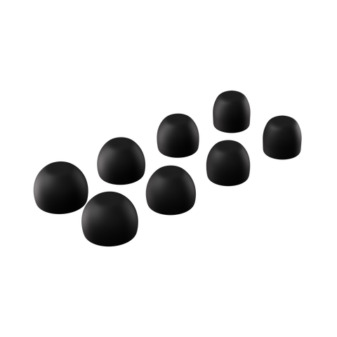 Loop Quiet™ 2 Ear Tips, Black (Mixed Sizes)